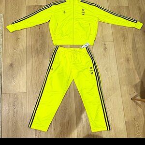 Bored Ape Yacht Club (BAYC) Adidas Tracksuit – NFT Collectible Apparel– Neon Yel